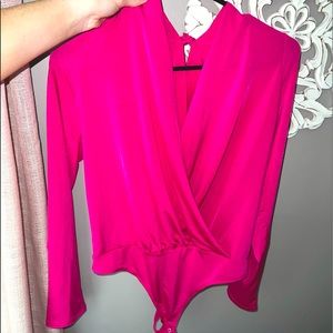 Pink Express Bodysuit